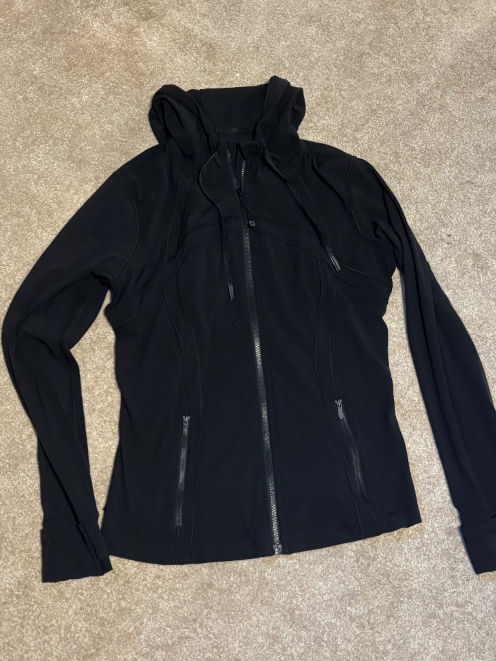 ⭐️ SOLD ⭐️ lululemon athletica Black Define Hooded Jacket